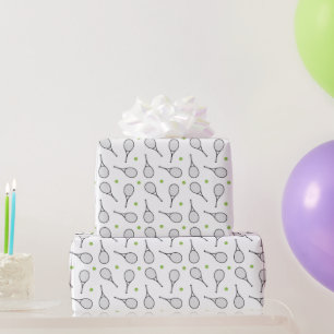 Tennis Pattern Wrapping Paper