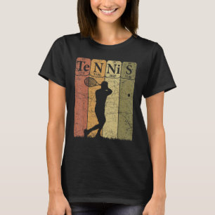 Tennis Periodic Table Elements Tennis Player Nerd  T-Shirt