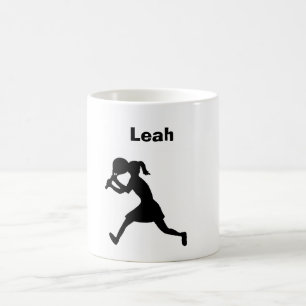 "Tennis" Personalised Mug (female)