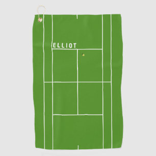 Tennis Personalised Name or Monogram Golf Towel