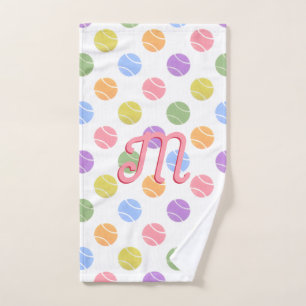 Tennis Personalised Sports Hand Towel