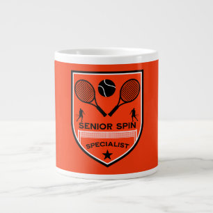 Tennis Player Accessory Gift Large Coffee Mug