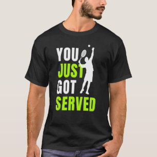 Tennis Player And Coach  Quote Sporty Mens & Women T-Shirt