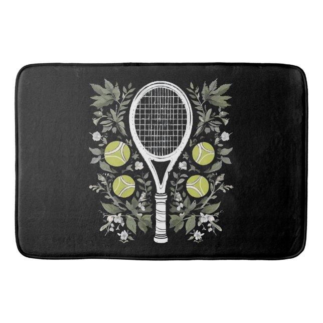 Tennis Player Bath Mat (Front)