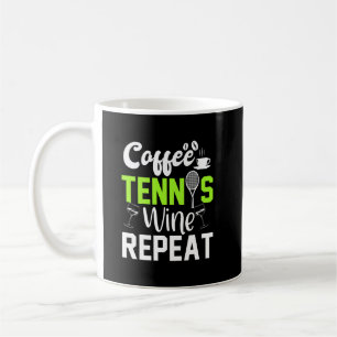 Tennis Player Coach Coffee Wine Mug