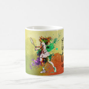 Tennis Player   Coffee Mug