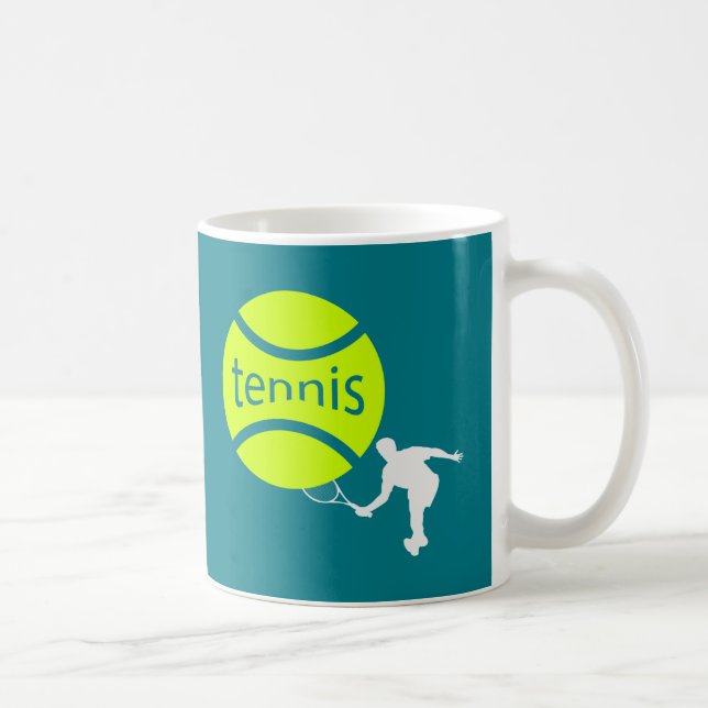 Tennis player coffee mug (Right)