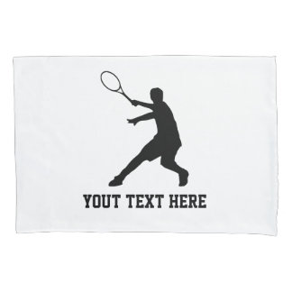 Tennis player design pillowcase for kid's bedroom