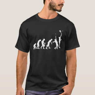 Tennis Player Evolution Game Player Sport Tennis C T-Shirt