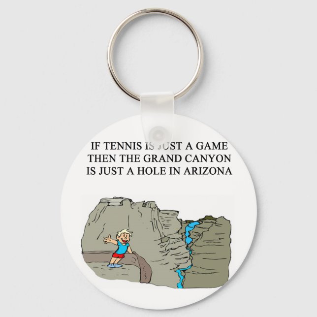 TENNIS player gifts t-shirts Key Ring (Front)
