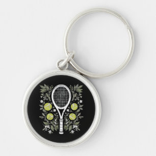 Tennis Player Key Ring