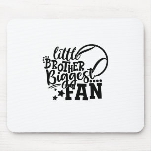 Tennis Player   Little Brother Biggest Fan Tennis Mouse Pad