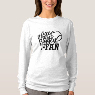 Tennis Player Little Brother Biggest Fan Tennis T-Shirt