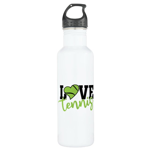 Tennis Player | Love Tennis 710 Ml Water Bottle (Front)