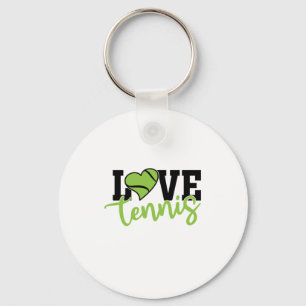 Tennis Player Love Tennis Key Ring