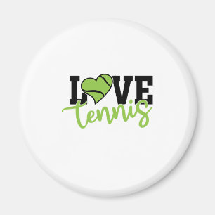 Tennis Player   Love Tennis Magnet