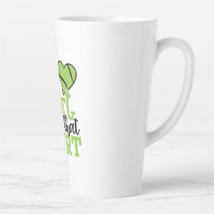 Tennis Player   My HeartIs On That Court Latte Mug