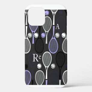 Tennis Player Name Letters Personalised Sport Team iPhone 12 Case