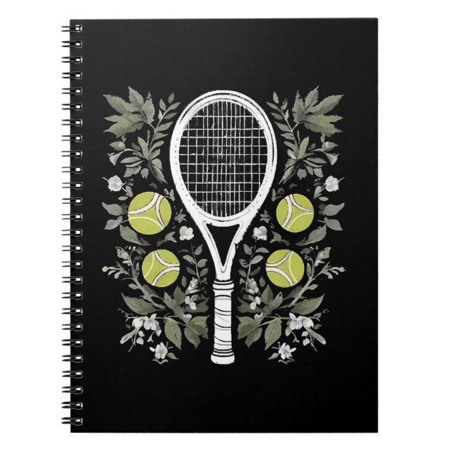 Tennis Player Notebook (Front)