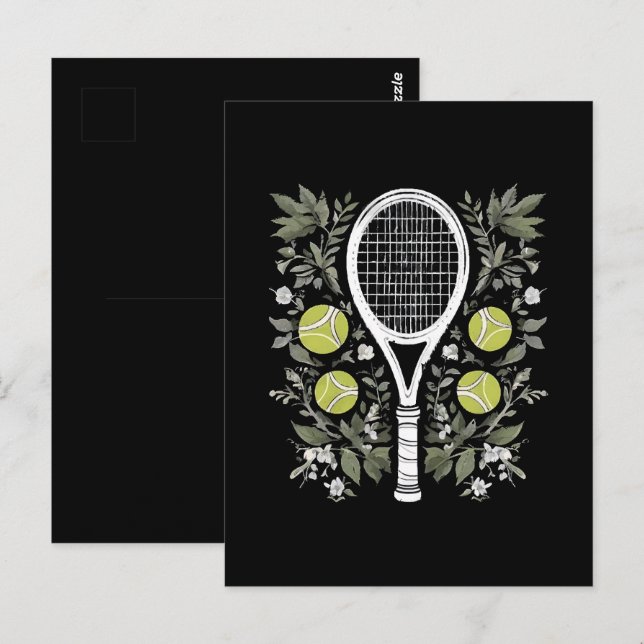 Tennis Player Postcard (Front/Back)