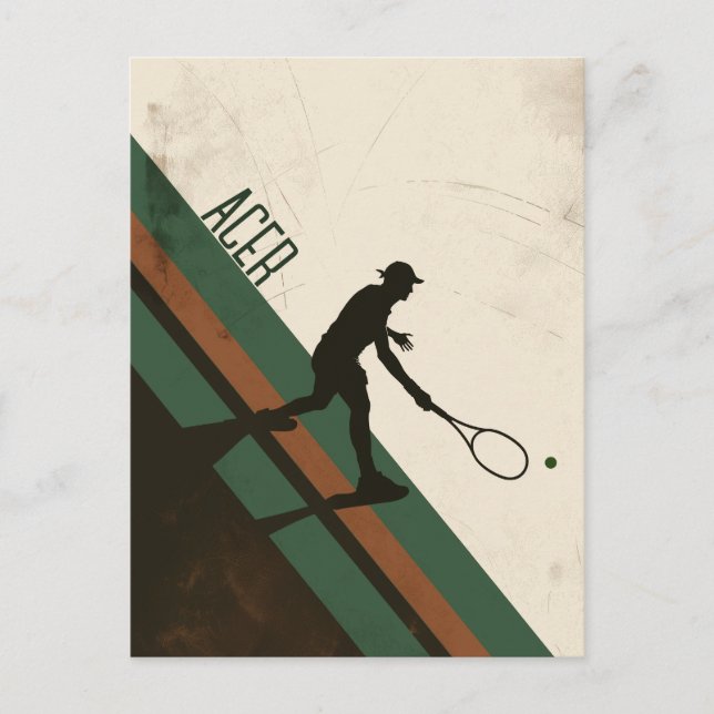 Tennis Player Postcard (Front)