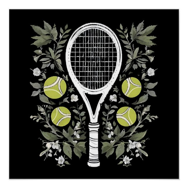Tennis Player Poster (Front)