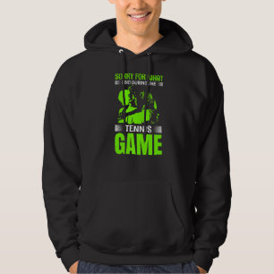 Tennis Player Retro Sunset Tennis Racquet & Ball C Hoodie