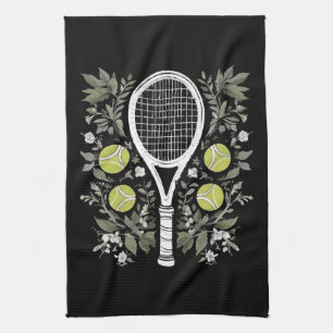 Tennis Player Tea Towel