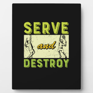 Tennis Player Tennis Serve And Destroy Plaque