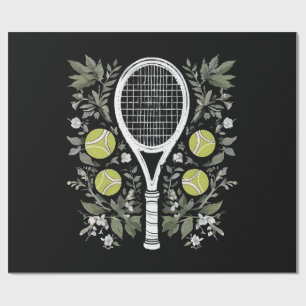 Tennis Player Wrapping Paper