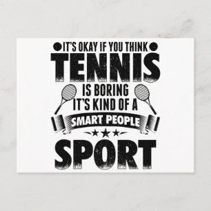 Tennis players   Tennis Sport Trainer Gift ideas Postcard