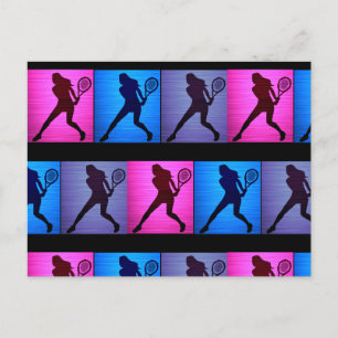 Tennis Postcard with Your Personalised Message!