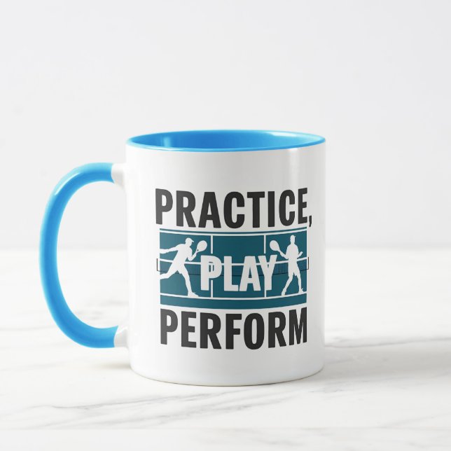 Tennis - Practice play perform Mug (Left)