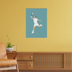 Tennis Present For Birthday Poster