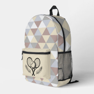Tennis Printed Backpack