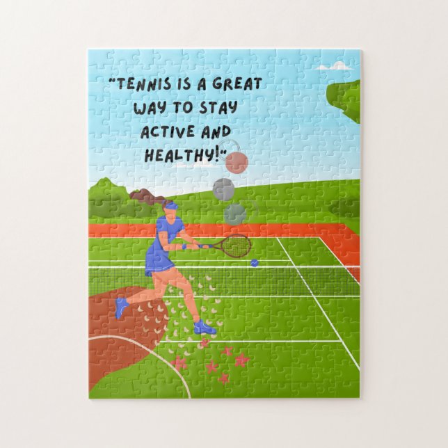 Tennis Puzzles for Tennis Player (Vertical)