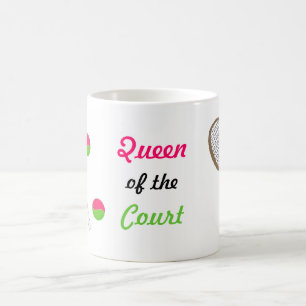 Tennis - Queen of the Court Coffee Mug