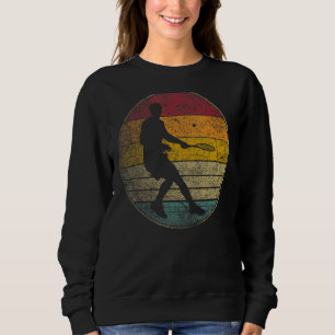 Tennis Racket Ball  Retro Style Vintage  70s 80s 1 Sweatshirt