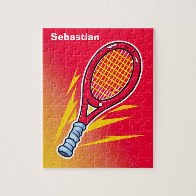 Tennis Racket Jigsaw Puzzle (Vertical)
