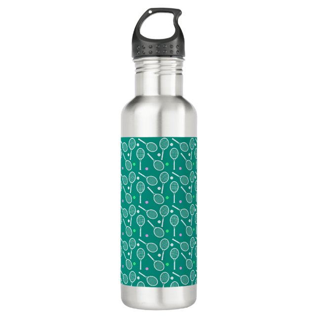 Tennis Racket Pattern   710 Ml Water Bottle (Front)