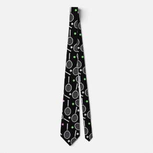 Tennis Racket Pattern   Tie