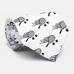 Tennis Racket Perfect Tennis Tie