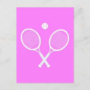 Tennis Rackets and Ball     Postcard