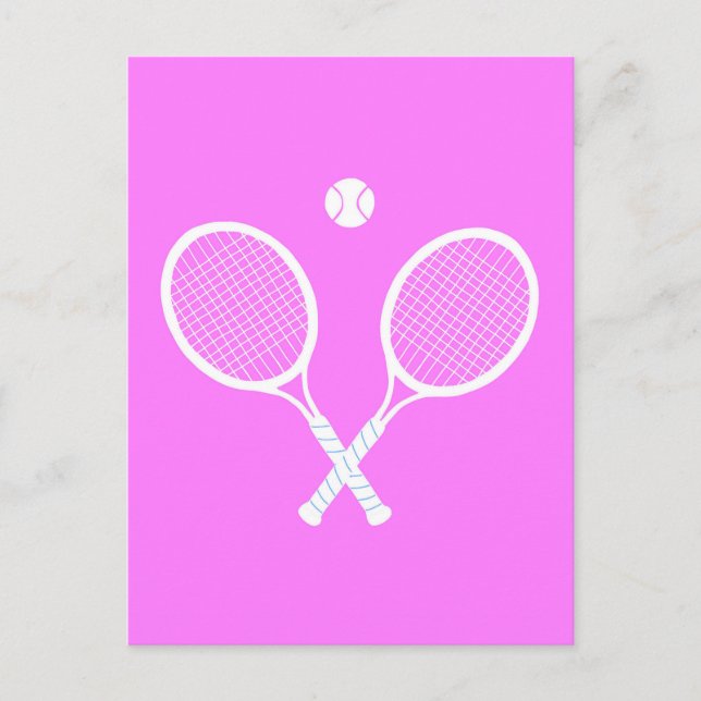Tennis Rackets and Ball     Postcard (Front)