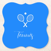 Tennis Rackets and Ball Ultramarine Blue