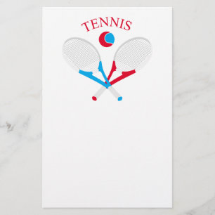 Tennis rackets and tennis ball flyer