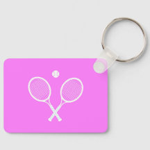 Tennis Rackets Party Deep Pink