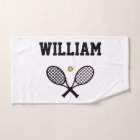Tennis Rackets Sports Hand Towel