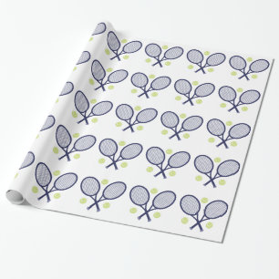 Tennis Rackets Wrapping Paper