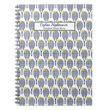 Tennis Racquet | Ball Pattern White Name | Subject